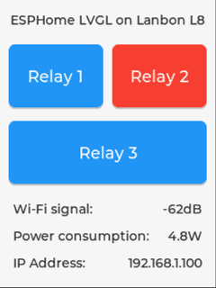 Lanbon L8 ESPHome LVGL