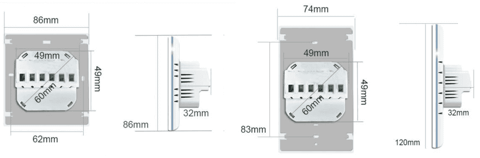 Lanbon L8 dimensions